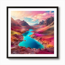 Abstract Landscape Art Print