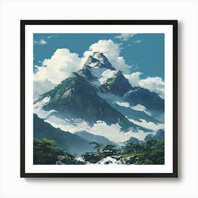 Mountain Landscape 5 Art Print