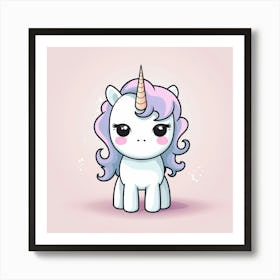 Cute Unicorn 563 Art Print