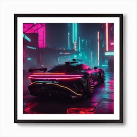 Mercedes AMG Art Print