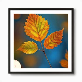 Birch leaf 1 Art Print