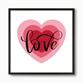 Love Heart Art Print