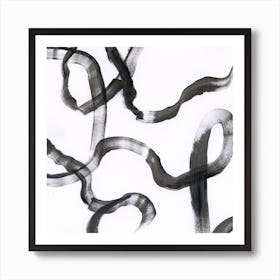 Black and White Art Art Print