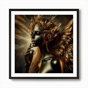 Golden Angel Art Print