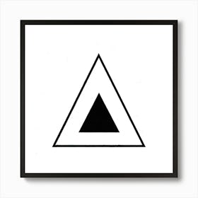 Triangle Symbol Art Print