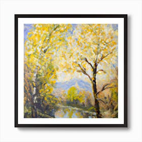 Golden Nature Art Print