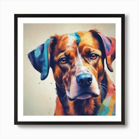 Dog Portrait Art Print