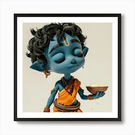 Krishna Art Print