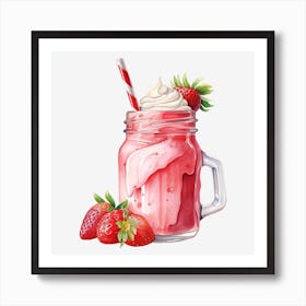 Strawberry Milkshake 17 Poster