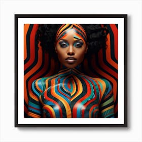 Afrofuturism Woman Poster