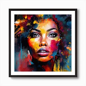 Portrait Of A Woman 44 Art Print