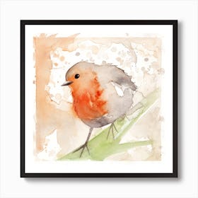 Robin Bird 3 Art Print