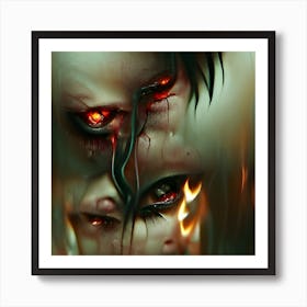 Demon Eyes Art Print