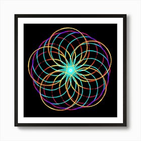 Rays Of Light Art Print