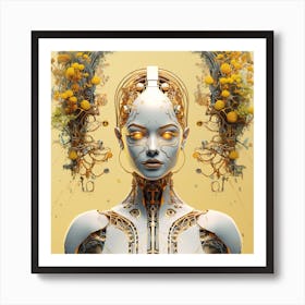 Golden Synthesis: Life and Logic Art Print