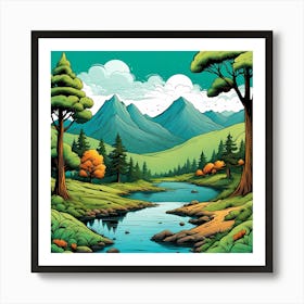 Tranquil Vista Art Print