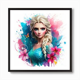 Frozen Elsa 3 Art Print