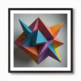 Geometric Spectrum Art Print