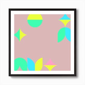 Geometric Shapes 1 Art Print