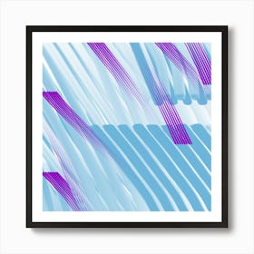 Abstract - blue purple Art Print