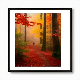 Autumn Forest 15 Art Print