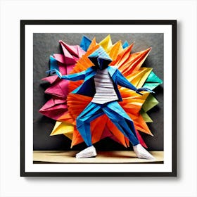 Origami Dancer 77 Art Print