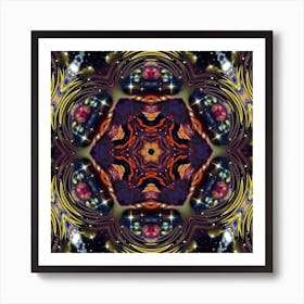 Psychedelic Mandala 58 Art Print