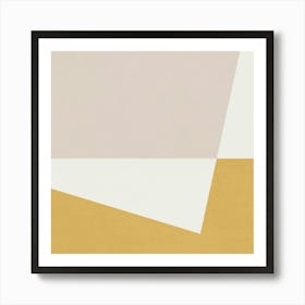 Minimalist Abstract Geometries - Yr01 Art Print