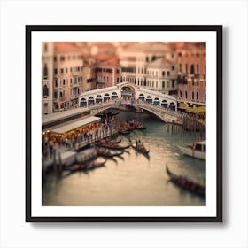 Venice Bridge Art Print