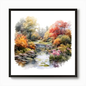 Lily Pond 1 Art Print