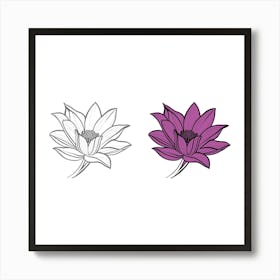 Lotus Flower 2 Art Print