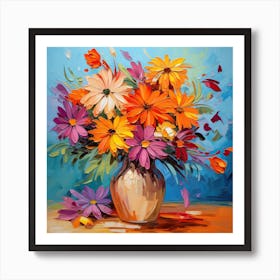 Flowers In A Vase 9 Art Print