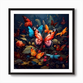 Butterflies Art Print