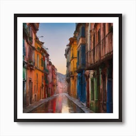 BB Borsa Roma Street Art Print