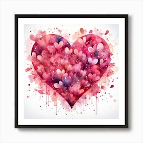 Valentine'S Day Heart Art Print