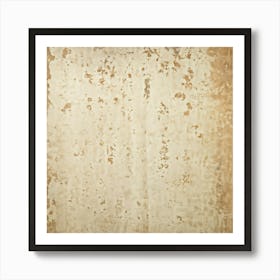 Ancient Pattern Wallpaper Featuring Clean Empty Sheets Blanketed Across A Wall Mimicking Aged Card (4) Art Print