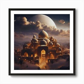 Egyptian City Art Print