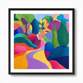 Colourful Gardens Hidcote Manor Garden United Kingdom 2 Art Print