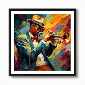Jazz Musician 84 Art Print