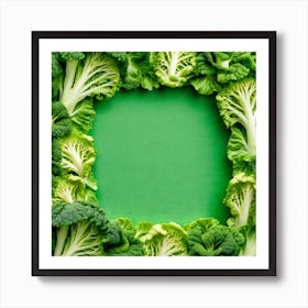 Frame Of Broccoli 8 Art Print