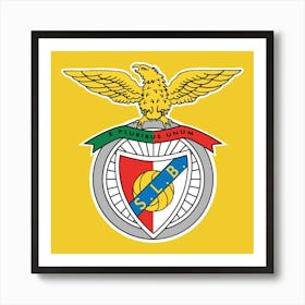 S.L. Benfica Logo Wall Art 8 Art Print