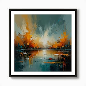 Abstract Painting 87 Art Print