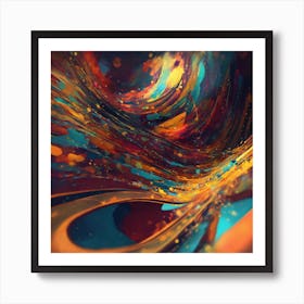 Abstract Painting 3 Art Print