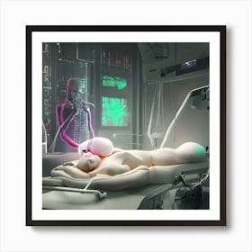 Futuristic Medical Illustration Art Print