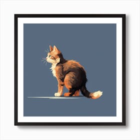 Cat Portrait Art Print