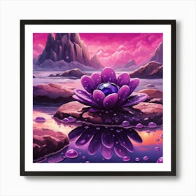 Lotus Flower Art Print