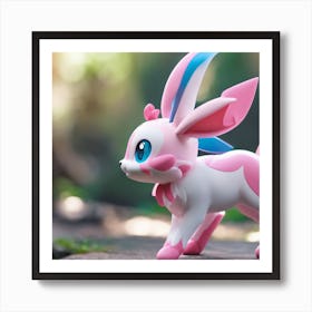 Pokemon Bunny 1 Art Print