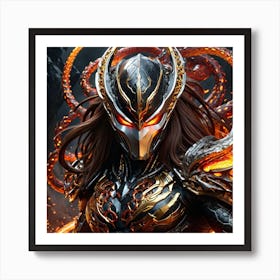 Demon Warrior hty Art Print