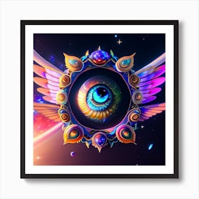 Eye Of The Gods 2 Art Print