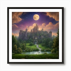 Fairytale Castle Art Print